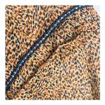 Patterson J. Kincaid Boho Sheer Tunic Dress Tan Pebble Stone Jeweled Ruffle Hem Size M Photo 9