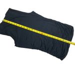 Halston Heritage | Medium | Black Modal Side-Ruched Sleeveless Muscle Tank Top Photo 5