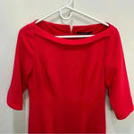Black Halo  Petal Sleeve Dress in Chic Red,‎ Size 8 Photo 2