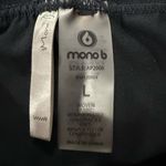 Mono B Black Women's Athletic Shorts Size L Photo 5