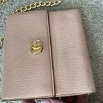 Gucci Authentic Marmont French flap bifold wallet on chain pink gold Photo 6
