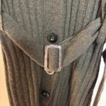 Vertigo Paris  Women's Sweater Vest Belted Button Down Angora‎ Green Size Large Photo 2