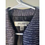 Jones Studio  Purple Tweed Single Button Plus Size Blazer 22W Photo 4