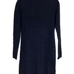 Qi Cashmere 100% Cashmere Mock Neck Sweater Dress Black Women’s Size Medium Photo 0