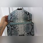 Badgley Mischka | Light Blue Vegan Leather Crossbody Purse Photo 9