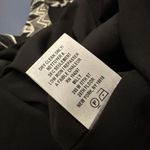 Milly Designer Floral Aesthetic Chevron Black / White / Orange Halter Dress Sz 4 Photo 11