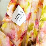 MISA Los Angeles Womens Claudita Floral Chiffon Ruffle Maxi Dress Multicolor XS Photo 7