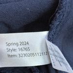 Marine layer  The Tencel Allison Cropped Pants in Navy Blue | Small Photo 6