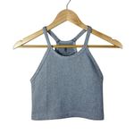 Free People Movement Happiness Runs Crop Tank in Grey Size M/L Gray Size M Photo 6