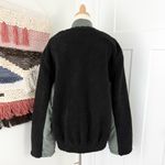 Free People  Rivington Sherpa Jacket Black Olive Sz L NWT Photo 6