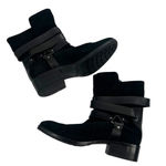 Pour La Victoire Riley suede moto boots in black sz 7 Photo 3
