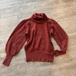 Madewell Rust Turtleneck Sweater Photo 3