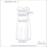 Sequin Hearts formal dress prom strapless jeweled waist sheer layers royal blue Photo 12