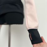 SHAPE Black and Soft Pink Mockneck Full Zip Jacket in Size XS Photo 2