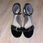 Gianni Bini  Tribute black leather buckle heels Photo 1