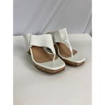 Adrienne Vittadini  Chee Platform Wedge Thong Sandal in white Size 7 Photo 1