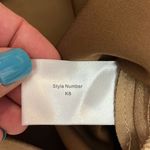 NWT Relish Noless Tan Faux Suede Zip Back Tied Side Slit Mini Skirt Size Small Photo 10