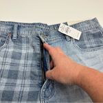 American Eagle  Womens Highest Rise Mom Short Blue‎ Jean Shorts Size 16 33W NEW Photo 9