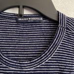 Brandy Melville  Navy Stripe Marled Tank Top Photo 2