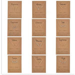 Boutique NEW Taurus 18k Gold Constellation Zodiac Star Necklace Birthday Astrology Photo 10