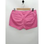 J.Crew Factory Shorts Women 6 Pink Chino Hidden Side Zip Cotton Blend Photo 1