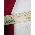 Eileen Fisher Organic Cotton Lycra Hooded Tunic Top M Burgundy Made in USA Photo 2