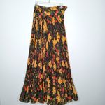 Elissa of California fall leaf print pleated skirt Orange Size undefined Photo 3