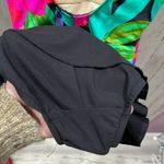 Vintage Robby Len 90s 80s Floral Neon One Piece Skirted Swim Suit Size Small Black Photo 3