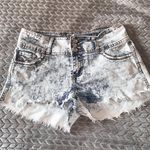 Vintage Charm Acid Wash Booty Shorts Size 5 Photo 0