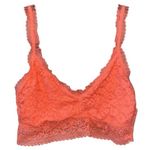 Bright Orange Lace Bralette Photo 1