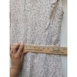 Christy Dawn  Peyton Maxi Dress Women's Ivory Red Linen Floral Size Small Photo 10
