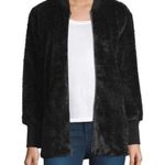 Splendid Black Fuzzy Faux Fur Grammercy Jacket Photo 7