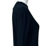 New York & Company New Black Sweater Mock Neck Ribbed Long Sleeve Women Size XL Photo 6
