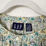 [Vintage] 90s GAP Green Floral Print Peasant Boho Button Front Blouse Sz Large L Photo 10