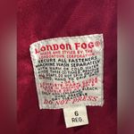 London Fog Weather Wear Of Distinction Red & Blue Zip & Button Up Jacket Sz 6. Photo 9