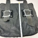 Anat Marin DD Addore Extra Large‎ Purse Handbag Shoulder Soft Gray Leather USA Black Photo 8