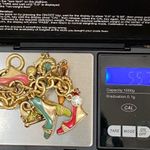 Vintage Unsigned Enamel Shoe Charm Bracelet Photo 9