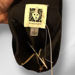 Anne Klein  Black Zip Cardigan Sweater with Rhinestones nwt‎ Photo 6