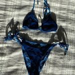 Triangl Swimwear Freya Space Blue Velvet Bikini Photo 1