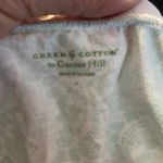 Garnet Hill Green Cotton Asian Wrap Green Floral pajama set large Photo 4