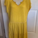 Wonderly NWT PM Golden Garden Tiered Flutter Sleeve Dress. Retail 59.50 Photo 0