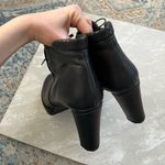 Stuart Weitzman [] Black Leather Ankle Moto Boots Photo 7