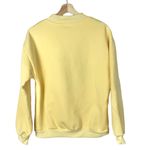 Boutique  Don't Kill My Vibe Yellow Pullover Sweatshirt M Photo 35