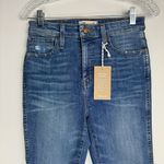 Madewell NWT Curvy High Rise Skinny Jeans Sz 28 Drop Step Hem Photo 4