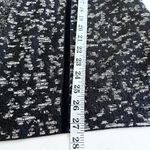 Ming Wang  Black Jacquard Knit Fur Collar Velvet Trim Cardigan Jacket Size Large Photo 7