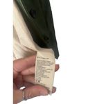 Hh_Hhh Women Size Large Made In Turkey Green Leather Double Breasted Belted Coat Photo 6