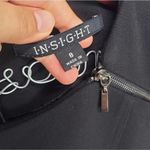 Insight Black Sweater Dress Women’s Midi Zipper Detailed Size 8 Photo 4