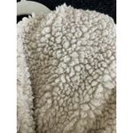 Hollister by A&F Women’s Puffer Vest Sherpa Fur Lined Pearl Size M Photo 11