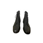 Vince 🌟 Women’s Black Cooper Leather Booties Size 9.5 Lace-Up Zip Ankle Boots 🌟 Photo 1