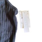 Abound  Nordstrom NWT black ribbed gathered strapless crop small Photo 2